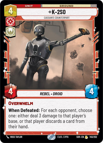 K-2SO - Cassian's Counterpart (145/252) [Spark of Rebellion]