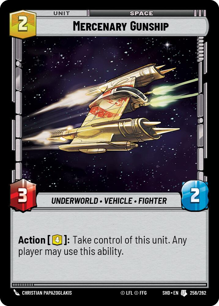 Mercenary Gunship (256/262) [Shadows of the Galaxy]