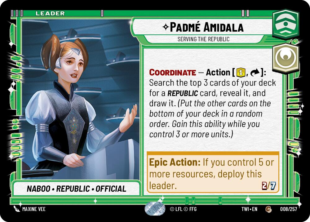 Padmé Amidala - Serving the Republic (008/257) [Twilight of the Republic]